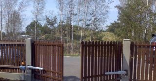 Купить распашные ворота из штакетника Минеральные Воды, цена от 2716 руб.